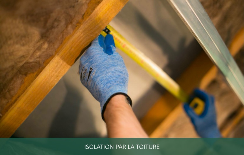 Isolation sous toiture